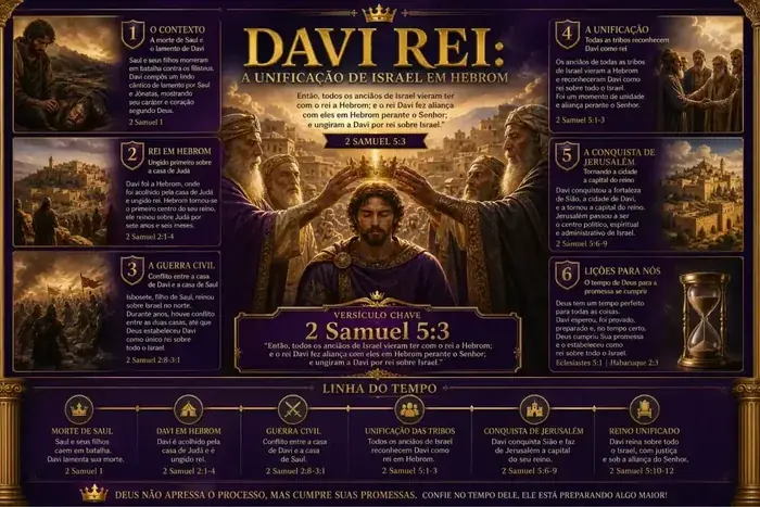 Davi Rei em Hebrom